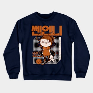 Crazy Strong Girl Funny Korean Expressions Ssenuni (쎈언니) Crewneck Sweatshirt